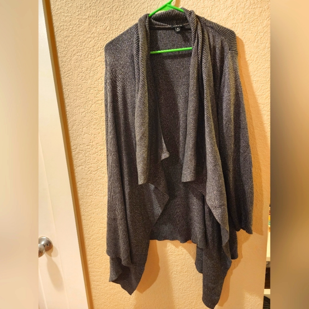 💕 Torrid Metallic Waterfall Cardigan Size 0